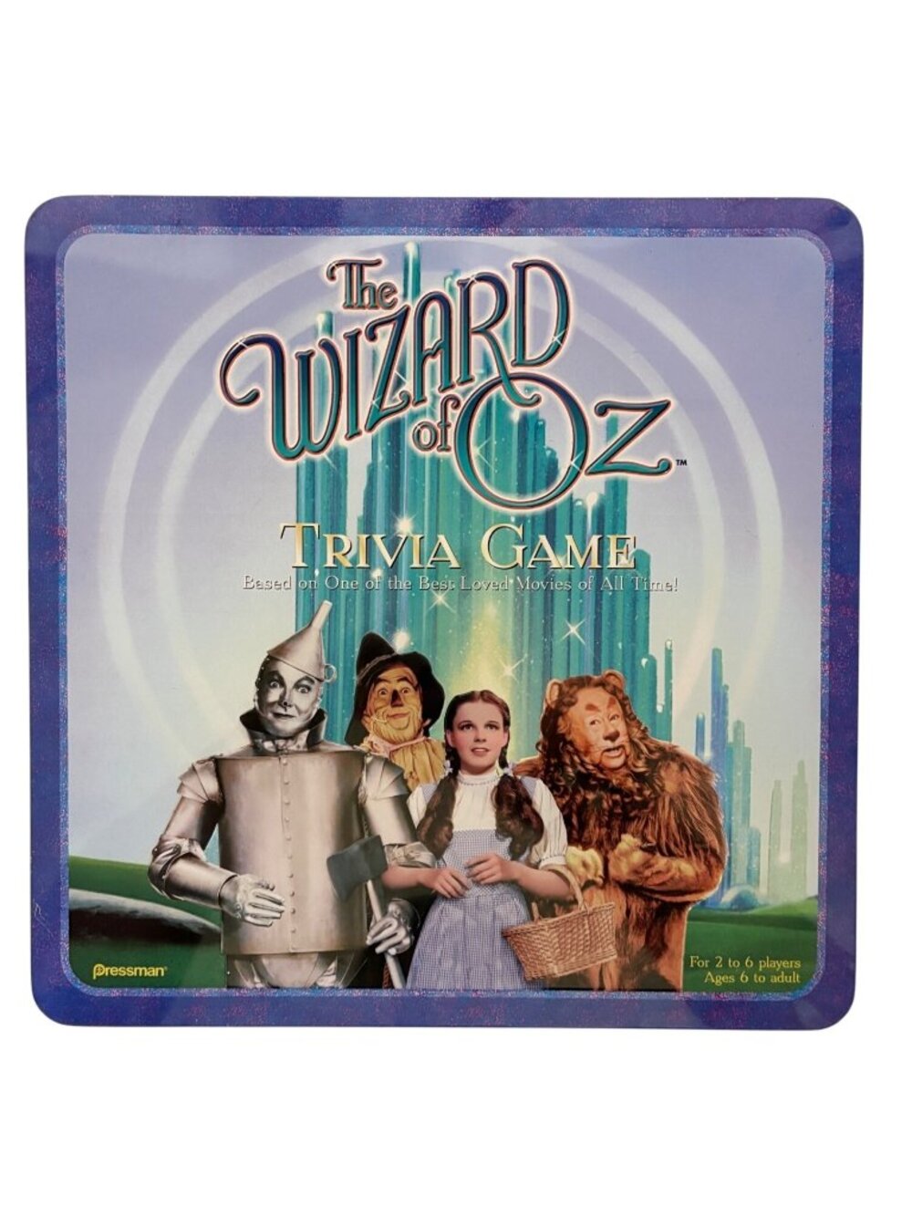 The Wizard of Oz Trivia Game Tin Box Complete Ages 6+ Family Board Game